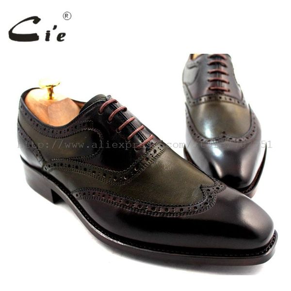 dress shoes cie goodyear welted handmade genuine calf leather shoe men's oxford brown two tone wing-tips no.ox189, Black
dress shoes cie goodyear welted handmade genuine calf leather shoe men's oxford brown two tone wing-tips no.ox189, Black