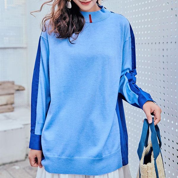 winter women true and false female round neck pullover ladies bat long sleeves jacket girl solid color sweater women's sweaters, White;black
winter women true and false female round neck pullover ladies bat long sleeves jacket girl solid color sweater women's sweaters, White;black