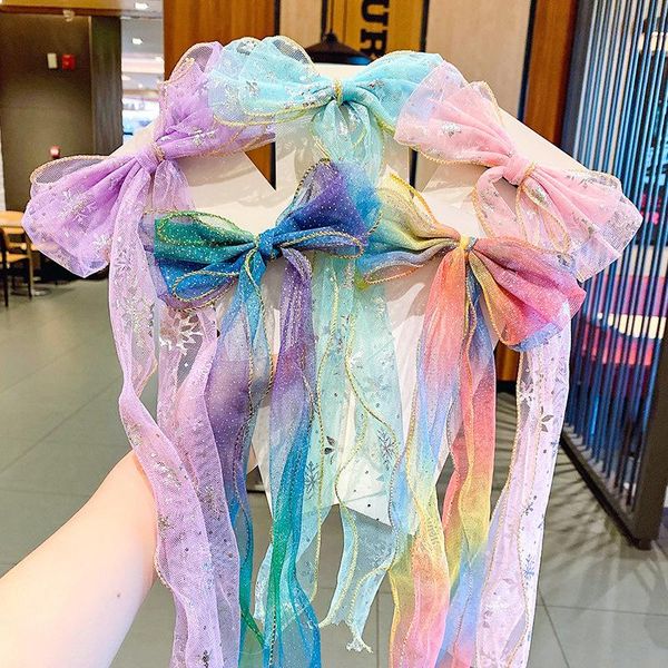 colorful children's bow hairpin girls super fairy net yarn head flower little girl princess hair accessories rope, Slivery;white
colorful children's bow hairpin girls super fairy net yarn head flower little girl princess hair accessories rope, Slivery;white