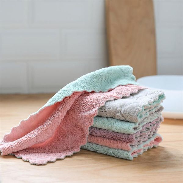 cleaning cloths kitchen towels double-layer absorbent thicker scouring pad rag non-stick oil dish wash cloth tableware wipes microfiber
cleaning cloths kitchen towels double-layer absorbent thicker scouring pad rag non-stick oil dish wash cloth tableware wipes microfiber