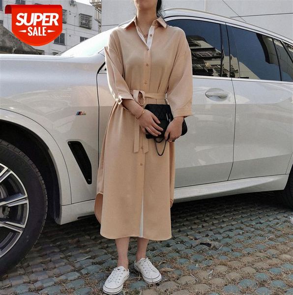 li zhiqi korean style shirt skirt female spring temperament single-breasted mid-length loose dress 110372 #vg5y, Black;gray
li zhiqi korean style shirt skirt female spring temperament single-breasted mid-length loose dress 110372 #vg5y, Black;gray