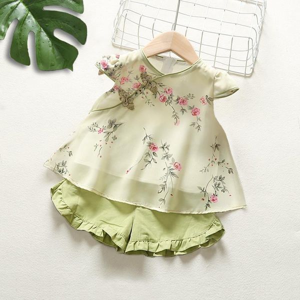 girl's dresses chinese style dress baby girl two-piece sleeveless t-shirt+shorts toddler clothes summer clothing breathable princess, Red;yellow
girl's dresses chinese style dress baby girl two-piece sleeveless t-shirt+shorts toddler clothes summer clothing breathable princess, Red;yellow