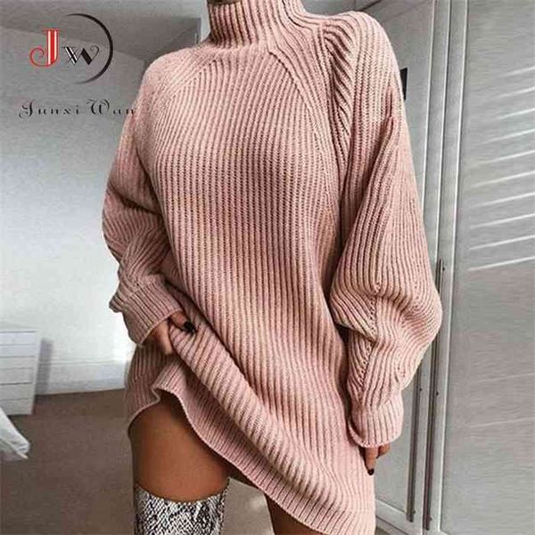 women turtleneck oversized knitted dress autumn solid long sleeve casual elegant mini sweater dress plus size winter clothes, Black;gray
women turtleneck oversized knitted dress autumn solid long sleeve casual elegant mini sweater dress plus size winter clothes, Black;gray