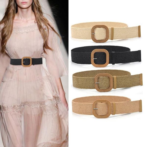 for women 2021 rope braiding belt square buckle skirt vintage knitted waist hand-woven elastic belts, Black;brown
for women 2021 rope braiding belt square buckle skirt vintage knitted waist hand-woven elastic belts, Black;brown