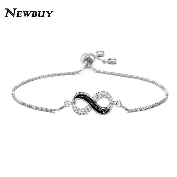 charm bracelets buy classic 8 shape infinity for women girl + cz stone black shell jewelry female daily accessories, Golden;silver
charm bracelets buy classic 8 shape infinity for women girl + cz stone black shell jewelry female daily accessories, Golden;silver