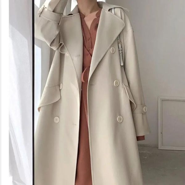 spring long trench coat women double breasted slim female outwear fashion windbreaker women's coats, Tan;black
spring long trench coat women double breasted slim female outwear fashion windbreaker women's coats, Tan;black