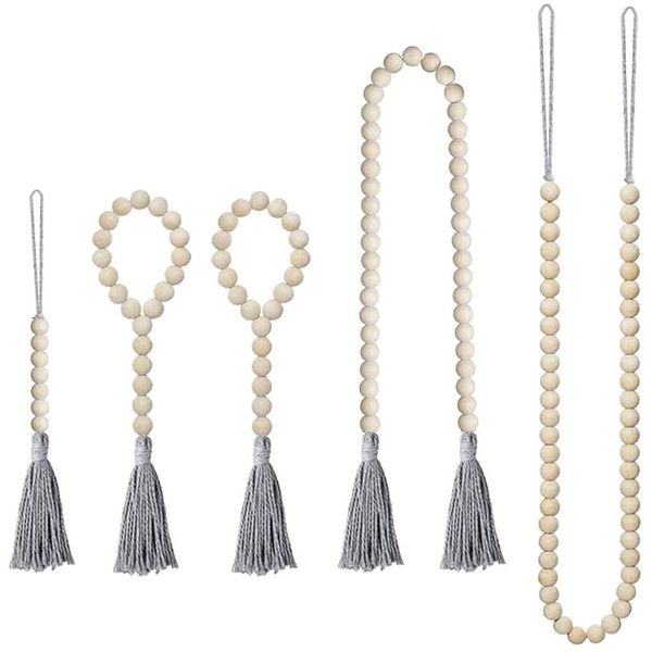 wood bead garland with cotton tel, rustic wooden decor, farmhouse home wall hanging decoration set of 5 decorative flowers & wreaths
wood bead garland with cotton tel, rustic wooden decor, farmhouse home wall hanging decoration set of 5 decorative flowers & wreaths