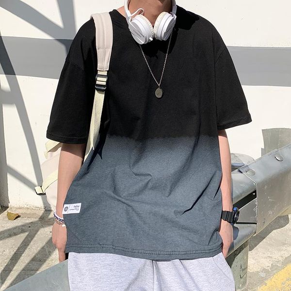 men's t-shirts half sleeve t shirt men gradient cotton o-neck plus size casual t-shirt streetwear tees 2021 summer, White;black
men's t-shirts half sleeve t shirt men gradient cotton o-neck plus size casual t-shirt streetwear tees 2021 summer, White;black