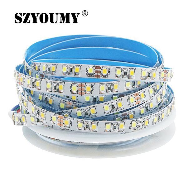 strips szyoumy dc12v dual white color led strip 2835 smd 120led/m ww/cw cct tape temperature adjustable
strips szyoumy dc12v dual white color led strip 2835 smd 120led/m ww/cw cct tape temperature adjustable