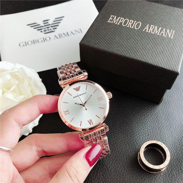 ar gold watch casual women watches contracted case fashion dress designer stainless steel strap quartz movement montre bracelet reloj de pul, Slivery;brown
ar gold watch casual women watches contracted case fashion dress designer stainless steel strap quartz movement montre bracelet reloj de pul, Slivery;brown