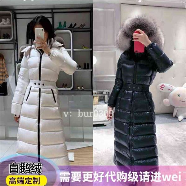 winter new mongolian m family down jacket women's super long fox fur collar knee belt white goose thin waterproof hood, Black
winter new mongolian m family down jacket women's super long fox fur collar knee belt white goose thin waterproof hood, Black