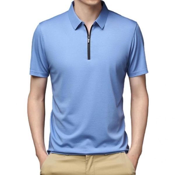 men's casual shirts turn-down collar men shirt solid color zipper short sleeve stretchy streetwear, White;black
men's casual shirts turn-down collar men shirt solid color zipper short sleeve stretchy streetwear, White;black
