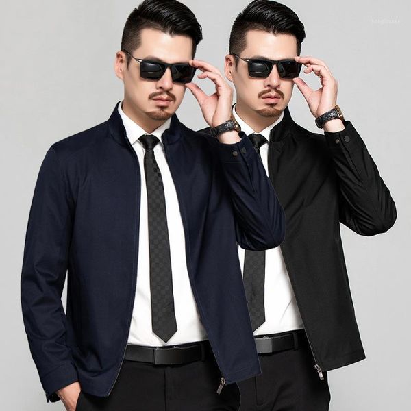 middle aged jacket 2021 stand collar men's father's spring leisure jackets, Black;brown
middle aged jacket 2021 stand collar men's father's spring leisure jackets, Black;brown