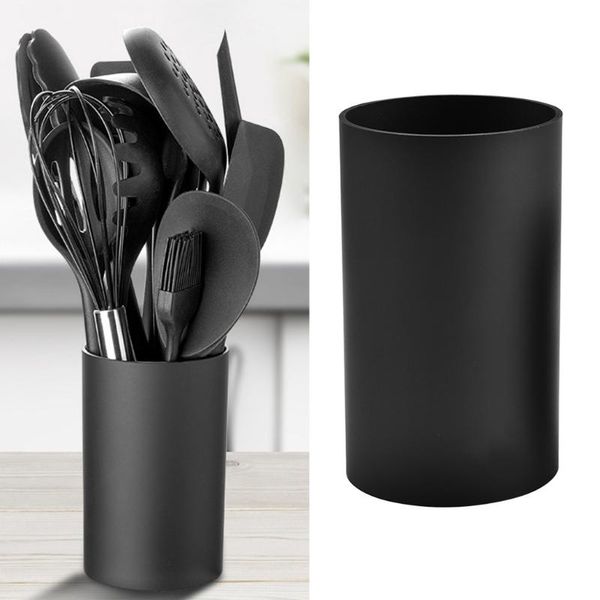 storage bottles & jars kitchen utensil holder black plastic cylinder tableware drying canister 425c
storage bottles & jars kitchen utensil holder black plastic cylinder tableware drying canister 425c