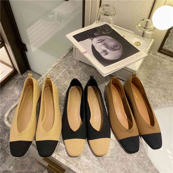 dress shoes knitting women flats square toe shallow soft sole causal low heels casual mixed color outside woman loafers hpuu, Black
dress shoes knitting women flats square toe shallow soft sole causal low heels casual mixed color outside woman loafers hpuu, Black