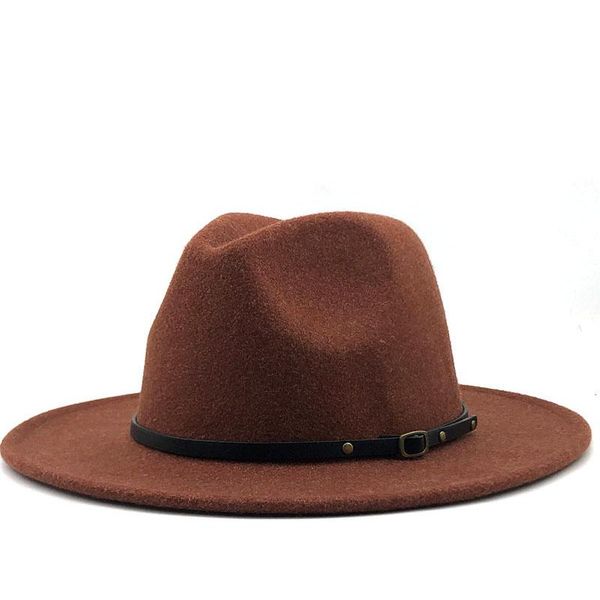 wide brim hats white gray beige wool jazz hat women men felt snap trilby ladies vintage panama fedora cloche cap, Blue;gray
wide brim hats white gray beige wool jazz hat women men felt snap trilby ladies vintage panama fedora cloche cap, Blue;gray
