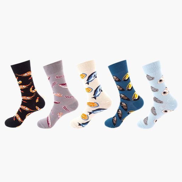 men's socks funny trend middle tube seafloor animals personalized street skateboard for men combed cotton high quality, Black
men's socks funny trend middle tube seafloor animals personalized street skateboard for men combed cotton high quality, Black