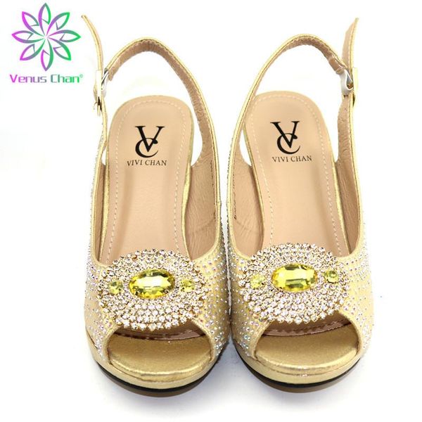 dress shoes latest gold color italian women sandals for party african wedding high heels lady pumps, Black
dress shoes latest gold color italian women sandals for party african wedding high heels lady pumps, Black