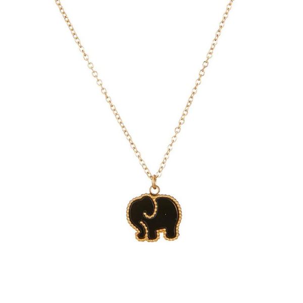 chains stainless steel opal stone black white little elephant pendant necklace animal fashion delicate women necklaces gifts, Silver
chains stainless steel opal stone black white little elephant pendant necklace animal fashion delicate women necklaces gifts, Silver
