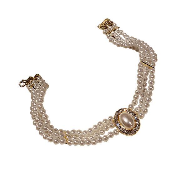 retro court style elegant choker shiny rhinestone pearl women necklace classic baroque wedding jewelry for bridal, Golden;silver
retro court style elegant choker shiny rhinestone pearl women necklace classic baroque wedding jewelry for bridal, Golden;silver