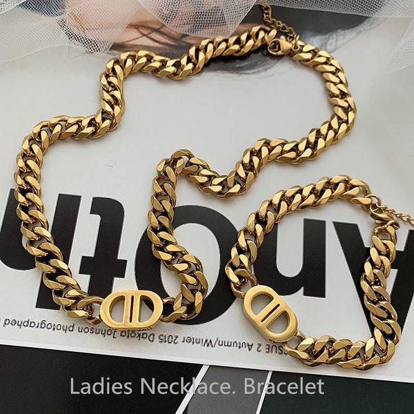 chains europe and the united states 2021 net red gold thick chain letter double d titanium steel necklace female bracelet hip hop pig n, Silver
chains europe and the united states 2021 net red gold thick chain letter double d titanium steel necklace female bracelet hip hop pig n, Silver