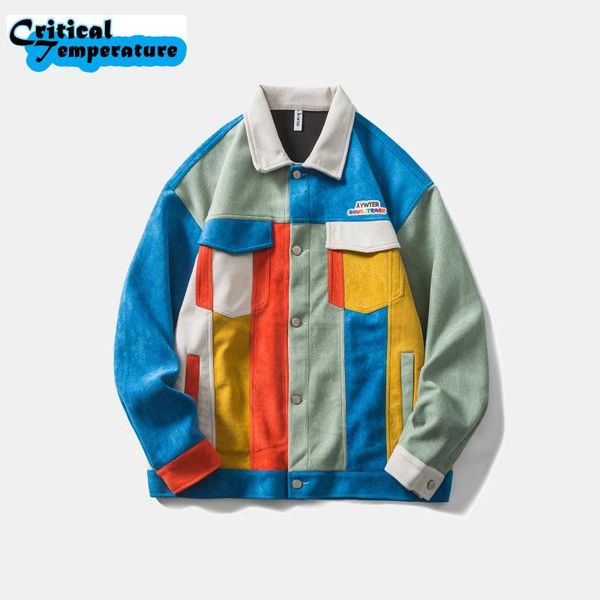 men's jackets vintage retro velvet jacket hip hop streetwear color block patchwork 2021 men autumn harajuku casual coat outwear, Black;brown
men's jackets vintage retro velvet jacket hip hop streetwear color block patchwork 2021 men autumn harajuku casual coat outwear, Black;brown