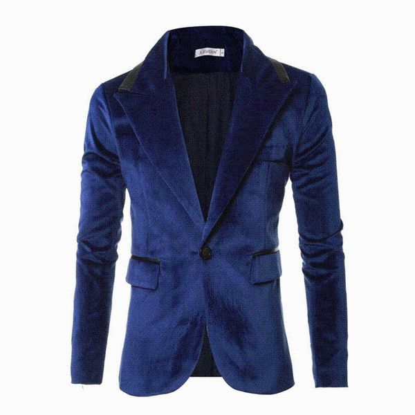 men's suits & blazers mens velvet fashion slim fit blazer spring autumn outwear coat business comfortable casual suit drop, White;black
men's suits & blazers mens velvet fashion slim fit blazer spring autumn outwear coat business comfortable casual suit drop, White;black