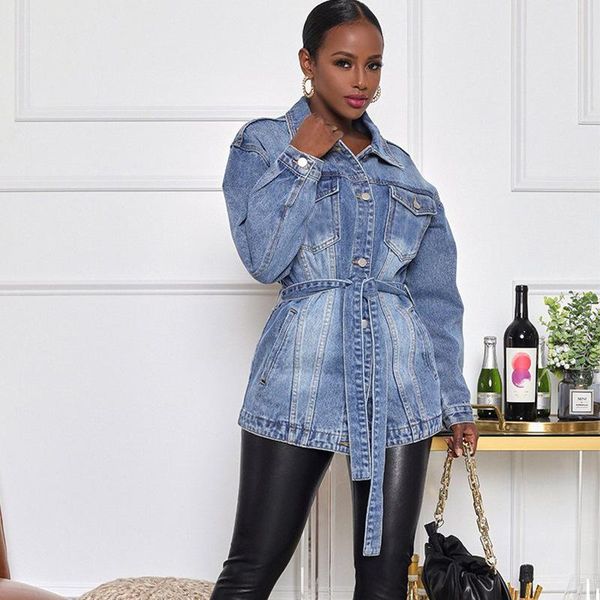 women's jackets long denim jacket women 2021 autumn with belt slim fit jeans trench coat size s~3xl single breasted vintage washed outw, Black;brown
women's jackets long denim jacket women 2021 autumn with belt slim fit jeans trench coat size s~3xl single breasted vintage washed outw, Black;brown
