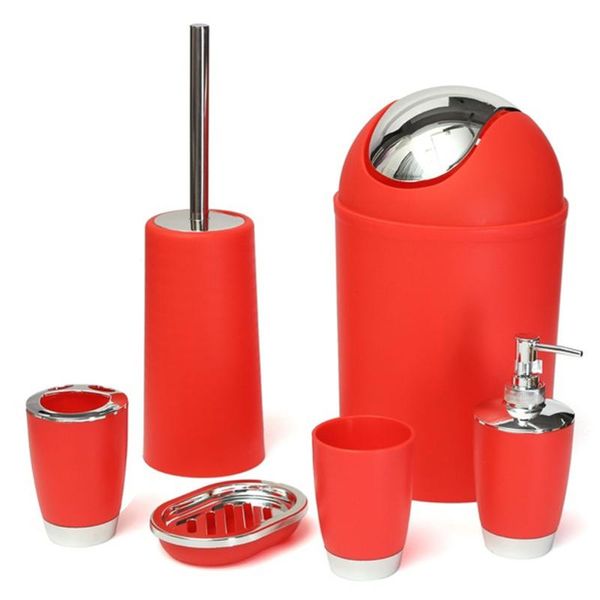 bathroom accessory set lotion dispenser toothbrush holder tumbler cup soap dish toilet brush trash can bath
bathroom accessory set lotion dispenser toothbrush holder tumbler cup soap dish toilet brush trash can bath