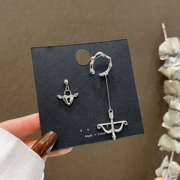 east gate fashion asymmetric cool wind cupid love female personality design earrings, Black
east gate fashion asymmetric cool wind cupid love female personality design earrings, Black