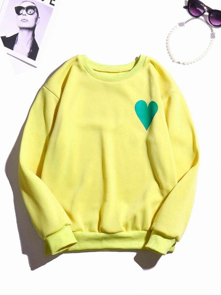 heart print thermal pullover v6c8#, White;black 
heart print thermal pullover v6c8#, White;black