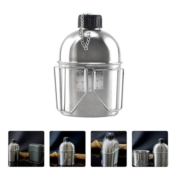 water bottle 2021 1 pc practical durable stainless steel military canteen for picnic hiking camping
water bottle 2021 1 pc practical durable stainless steel military canteen for picnic hiking camping