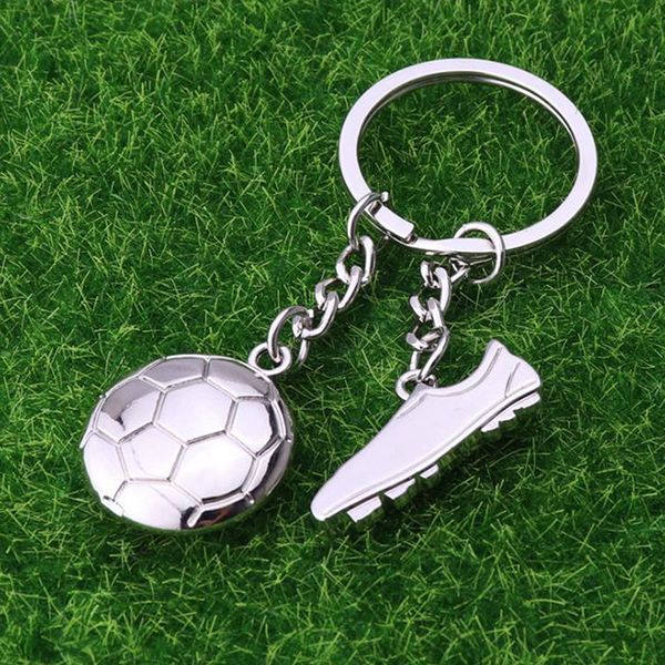 fashion football metal keychain men gift key chain soccer shoes and football car key ring gift party keychains jewelry, Silver
fashion football metal keychain men gift key chain soccer shoes and football car key ring gift party keychains jewelry, Silver