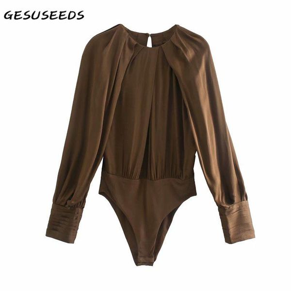 fall long sleeve bodysuit women elegant solid club outfits office lady satin romper ruched body suits for women's jumpsuits & rompers, Black;white
fall long sleeve bodysuit women elegant solid club outfits office lady satin romper ruched body suits for women's jumpsuits & rompers, Black;white