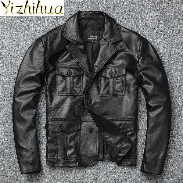 men's leather & faux azazel genuine jacket men clothes 2021 200% goatskin coat korean blazer motorcycle 2933 kj4329, Black
men's leather & faux azazel genuine jacket men clothes 2021 200% goatskin coat korean blazer motorcycle 2933 kj4329, Black