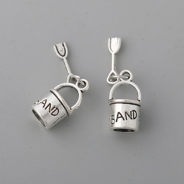 wholesale alloy sand barrel and shovel charms antique silver color beach jewelry accessories 8*15mm 50pcs aac129, Bronze;silver
wholesale alloy sand barrel and shovel charms antique silver color beach jewelry accessories 8*15mm 50pcs aac129, Bronze;silver