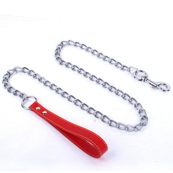 dog collars & leashes pet durable rope pu handle collar leash anti-bite iron chain metal traction supplies
dog collars & leashes pet durable rope pu handle collar leash anti-bite iron chain metal traction supplies