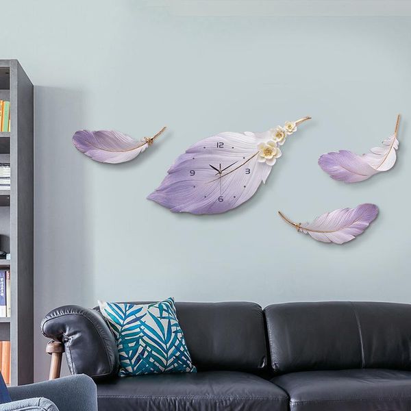 wall clocks nordic living room clock creative light luxury feather warm decoration watch household fashion modern simple
wall clocks nordic living room clock creative light luxury feather warm decoration watch household fashion modern simple