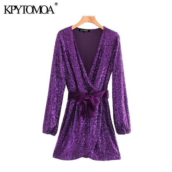 vintage deep v neck sequin wrap mini dress women fashion long sleeve bow tie velvet sashes party dresses chic vestidos 210420, Black;gray
vintage deep v neck sequin wrap mini dress women fashion long sleeve bow tie velvet sashes party dresses chic vestidos 210420, Black;gray
