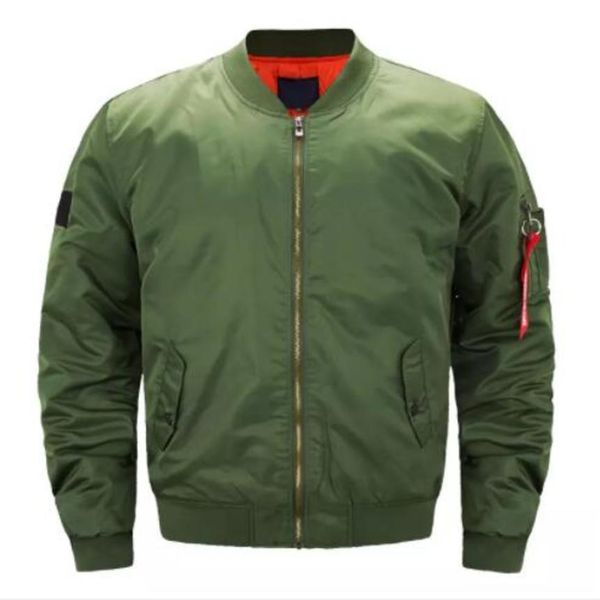 mens ets autumn winter male solid color coats spring ma1 bomber jakcet s pilot outerwear, Black;brown
mens ets autumn winter male solid color coats spring ma1 bomber jakcet s pilot outerwear, Black;brown