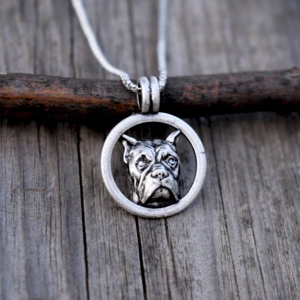 pendant necklaces sanlan 1pcs cute pit bull dog charm necklace gift for owner, Silver
pendant necklaces sanlan 1pcs cute pit bull dog charm necklace gift for owner, Silver