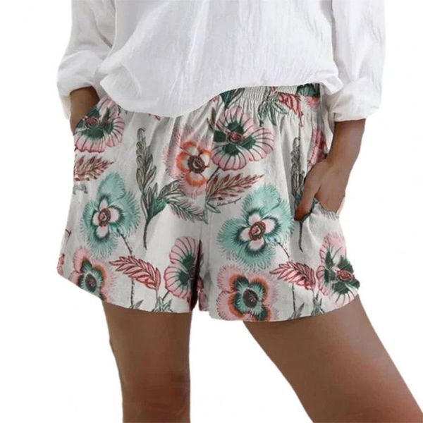 women's shorts summer 2021 printed loose women mid rise pockets short pants for party, White;black
women's shorts summer 2021 printed loose women mid rise pockets short pants for party, White;black