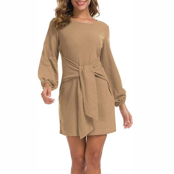 casual dresses fitting dress long sleeve elegant empire o-neck fashion mini bodycon woman solid cloth women basic vestidos ac1336, Black;gray
casual dresses fitting dress long sleeve elegant empire o-neck fashion mini bodycon woman solid cloth women basic vestidos ac1336, Black;gray