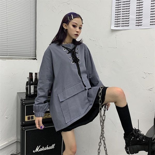 women's hoodies & sweatshirts sweatshirt hooded pockets lace patchwork solid streetwear style loose long sleeve pullover and clothing, Black
women's hoodies & sweatshirts sweatshirt hooded pockets lace patchwork solid streetwear style loose long sleeve pullover and clothing, Black