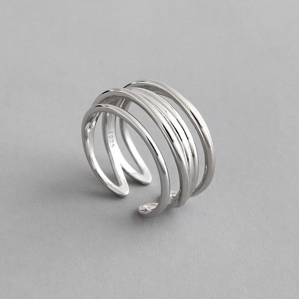 cluster rings 100% 925 sterling silver multi-layer for women accessories, trendy wide ring woman friends gift party fine jewelry, Golden;silver
cluster rings 100% 925 sterling silver multi-layer for women accessories, trendy wide ring woman friends gift party fine jewelry, Golden;silver