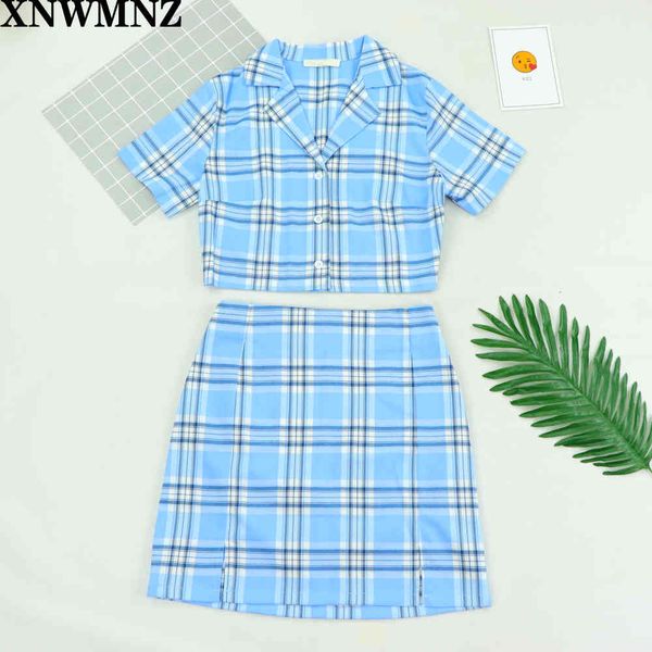 summer blouse women vintage crop shirt streetwear plaid ladies elegant button up korean blue za 210513, White
summer blouse women vintage crop shirt streetwear plaid ladies elegant button up korean blue za 210513, White