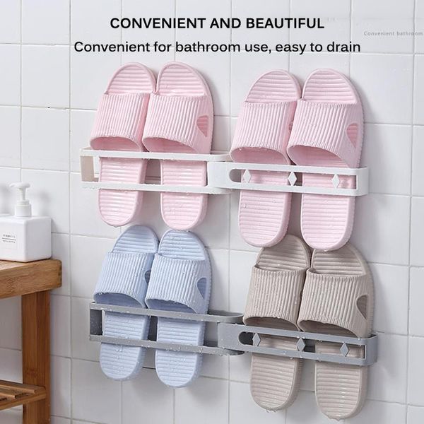 foldable slippers rack portable shoes shelf organizer wall hanging punch-drain storage holder bathroom clothing & wardrobe
foldable slippers rack portable shoes shelf organizer wall hanging punch-drain storage holder bathroom clothing & wardrobe