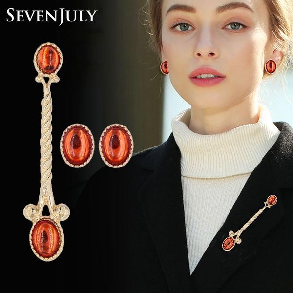 earrings & necklace vintage red oval resin jewelry sets metal staff brooch geometric stud women fashion accessory, Silver
earrings & necklace vintage red oval resin jewelry sets metal staff brooch geometric stud women fashion accessory, Silver