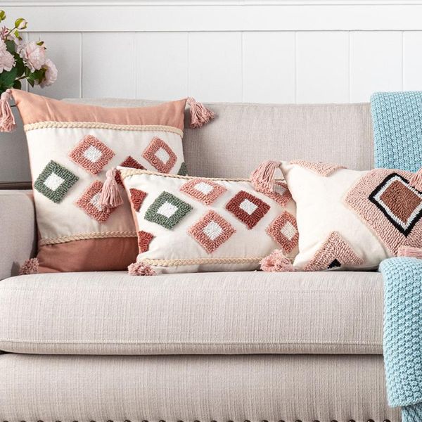 cushion/decorative pillow pink tufted tassel cushion cover home decor loop case geometric decorative cushions for sofa lumbar covers
cushion/decorative pillow pink tufted tassel cushion cover home decor loop case geometric decorative cushions for sofa lumbar covers