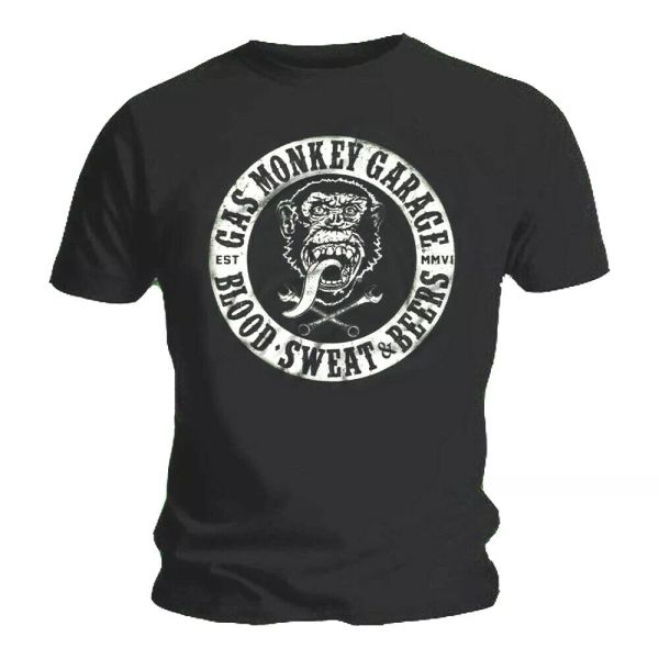 gas monkey garage t shirt blood sweat & beers official black mens tee unisex, White;black
gas monkey garage t shirt blood sweat & beers official black mens tee unisex, White;black